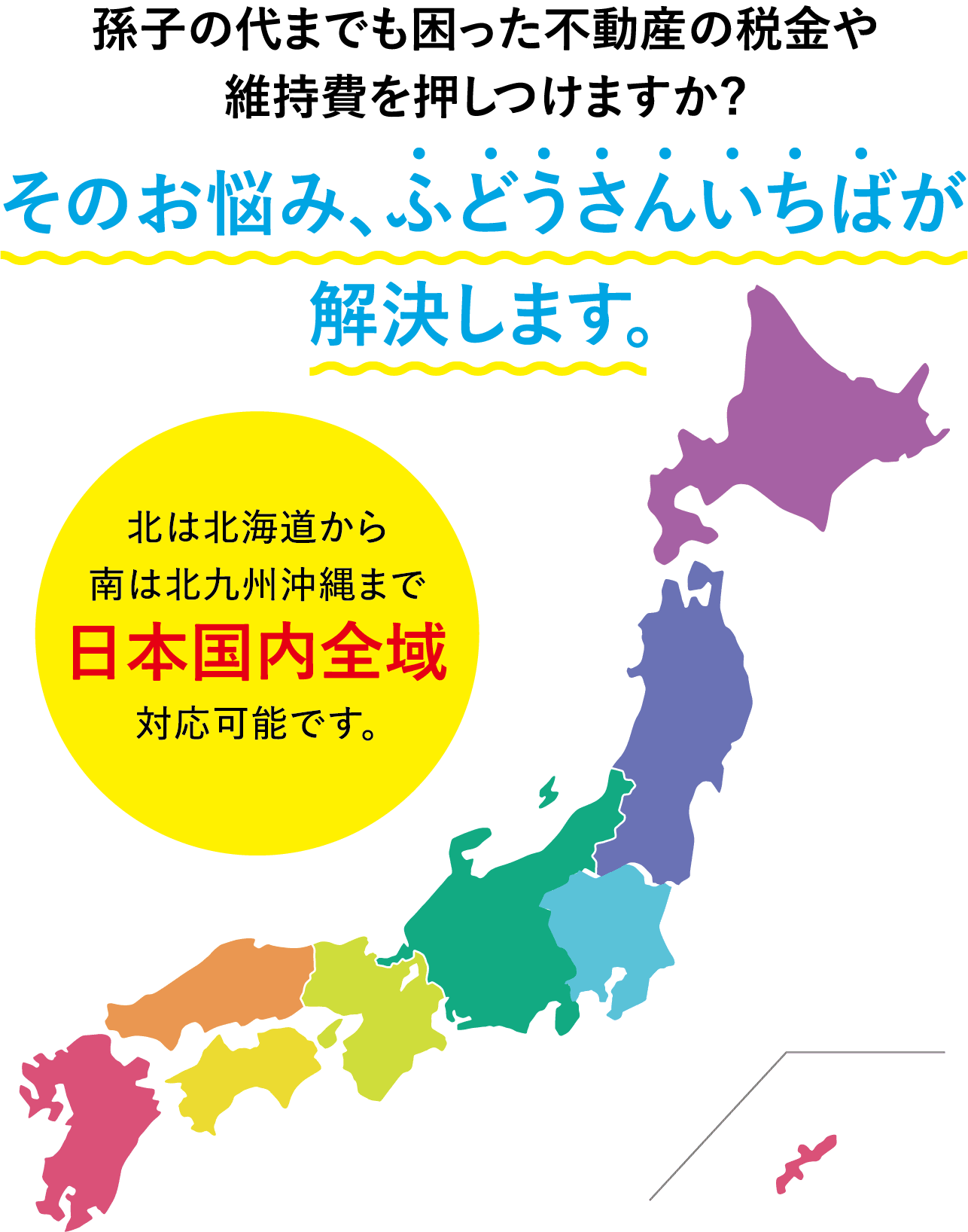 ふどうさんいちばが解決します。